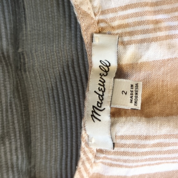 Madewell Linen Blend Sleeveless Top - Size 2 - Picture 2 of 4